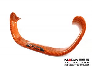 Alfa Romeo 4C Steering Wheel Trim - Carbon Fiber - Lower Trim Piece - Orange Candy Alfa Romeo 4C Steering Wheel Trim - Carbon Fiber - Lower Trim Piece - Orange Candy